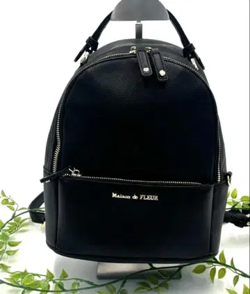 Maison de FLEUR 메종 드 플뢰르 백팩 블랙