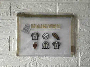 하이큐 자수 메쉬 파우치 후쿠로다니