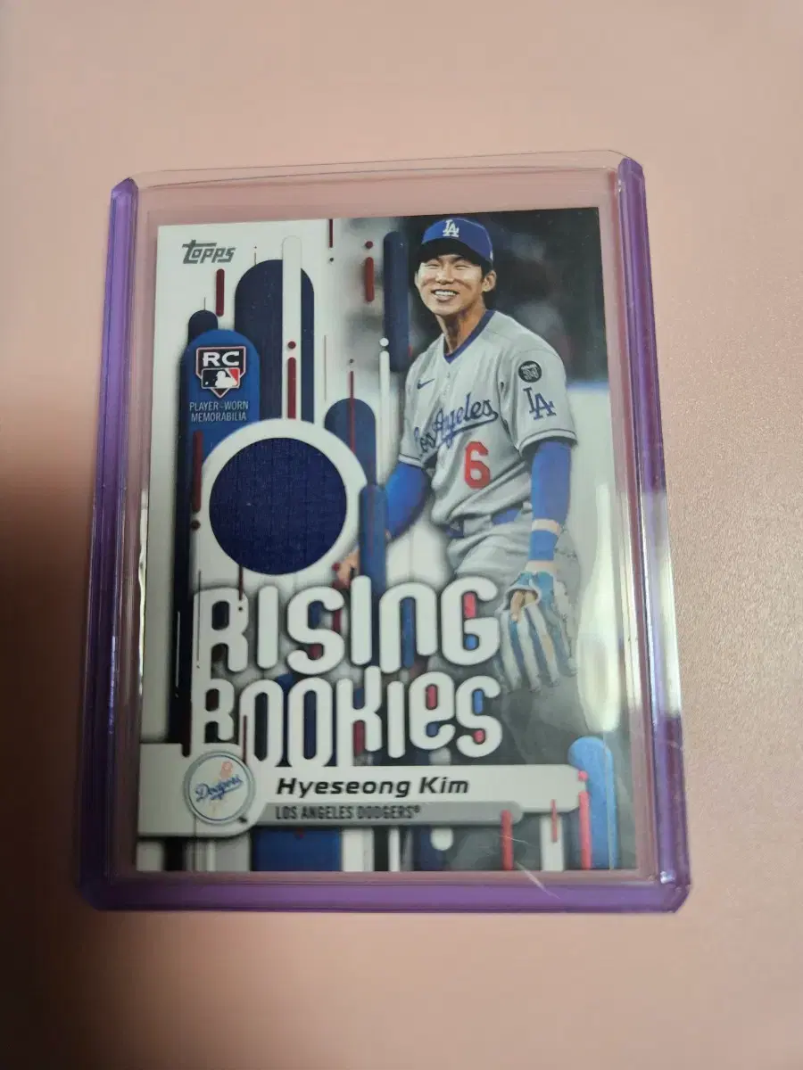 김혜성 2025 Topps 저지 루키 카드
