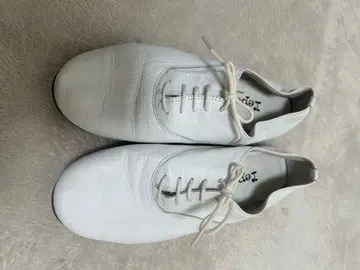 레페토 화이트 가죽 신발 38