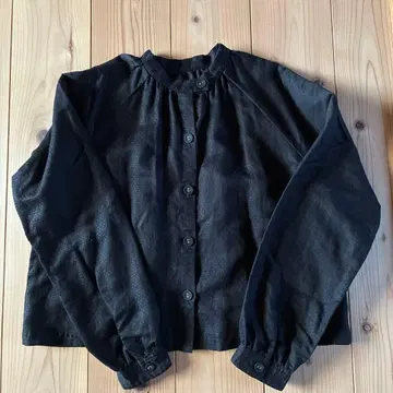 투모로우랜드 MACPHEE 블랙 긴팔 셔츠 일본제