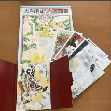 야마토 와키 초판 자선 화집, 아사키 유메미시 엽서 장미, 엽서북