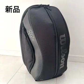 [ 새상품 ] 윌슨 Wilson 페더러 백팩 블랙 테니스백