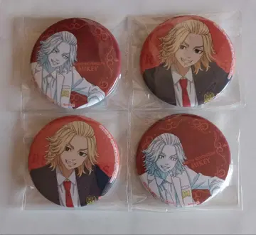 도쿄 리벤저스 슬래시 기프트 캔뱃지 4개 사노 만지로