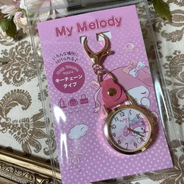 산리오 마이멜로디 키체인 타입 시계 미개봉 새상품