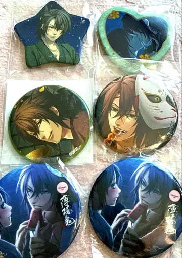 박앵귀 오키타 캔뱃지 6개 세트