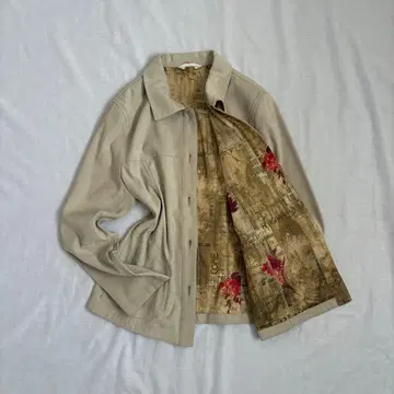 빈티지 레트로 자켓 안감 올 패턴 모리걸 페어리 그런지 구제 의류