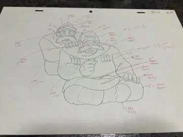 바람계곡의 나우시카 스튜디오 지브리 studioGhibli 원화 깁스