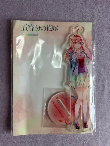 5등분의 신부 나카노 이츠키 빅 아크릴 스탠드 Pale Tone 시리즈