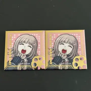 단간론파 15주년 기념전 스퀘어 캔뱃지 희로애락 컬렉션 나나미 치아키