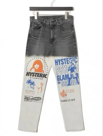 HYSTERIC GLAMOUR 팔분 길이 슬림 데님 26