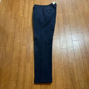 인코텍스 네이비 면 투 턱 팬츠