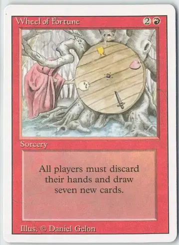 MTG 리바이드 3ED [영] Wheel of Fortune 빨간색 R