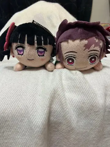 귀멸의 칼날 봉제 인형 카마도 탄지로 & 츠유리 카나오