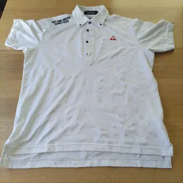 르꼬끄 스포르티브 화이트 골프 피케 셔츠 L 사이즈