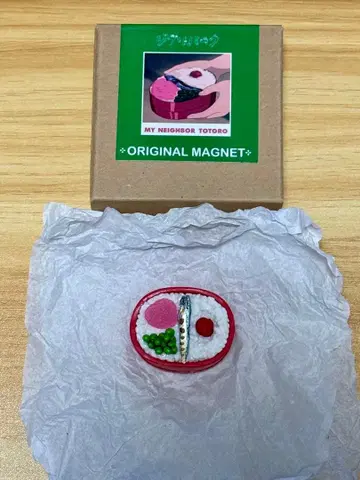 지브리파크 한정판 이웃집 토토로 메이의 도시락 오리지널 음식 마그넷