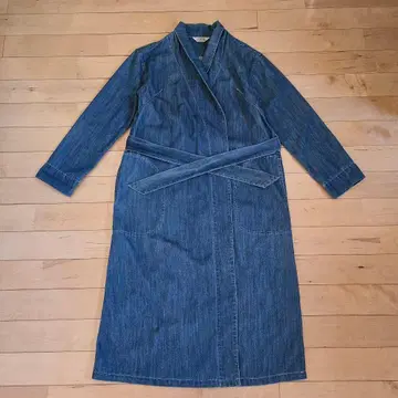 FIVE BROTHER 가운 코트 데님 얇은 소재