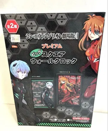 미개봉 에반게리온 아야나미 레이 프리미엄 빅 스퀘어 월 클락