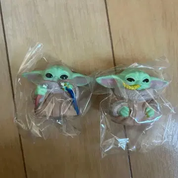 그로구 만달로리안 소프트 비닐 퍼펫 마스코트 2체