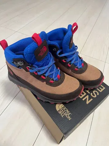 THE NORTH FACE 등산화 브라운/블루