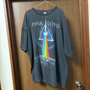PINK FLOYD 오버 사이즈 T셔츠 그레이