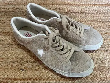 CONVERSE 원스타 26.5cm 스웨이드 베이지 일본제