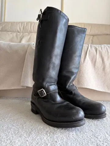 치페와 롱 엔지니어 부츠