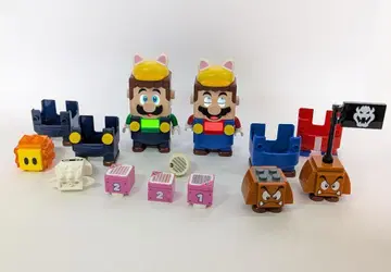 레고 슈퍼 마리오 미니 피규어 루이지 작동 확인 완료 정품 묶음 판매