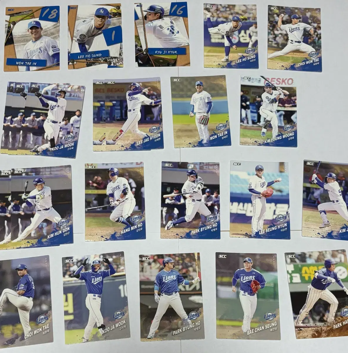 삼성 라이온즈 kbo 야구카드 2025