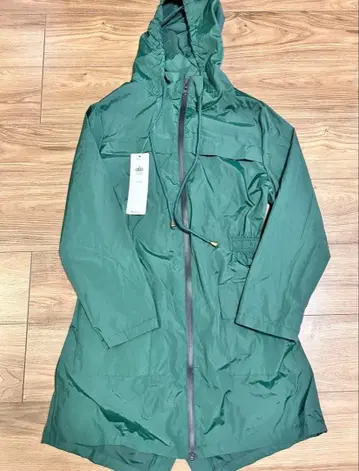 alo yoga 그린 모즈 코트 S 사이즈 후드 부착