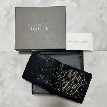 ALEXANDER McQUEEN 스터드 접이식 지갑