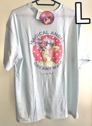 새상품 마법의 천사 크리미마미 반팔 T셔츠 색스 L 백프린트