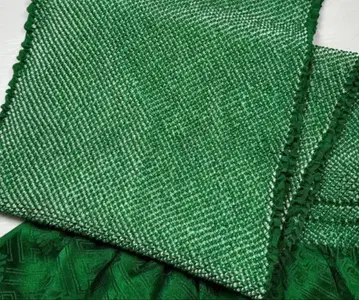 w-267 순수 실크 오비 장식 천 총 조임 후리소데 성인식 그린