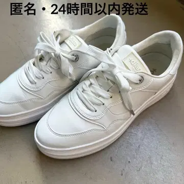 +diana 다이애나 리사이클 인조 스웨이드 화이트 24.5 스니커즈