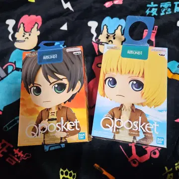 [새상품]Qposket 진격의 거인 엘렌, 아르민 세트