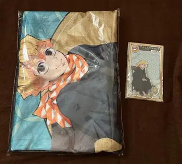 귀멸의 칼날 아가츠마 젠이츠 AGF 아크릴 마스코트 담요 세트