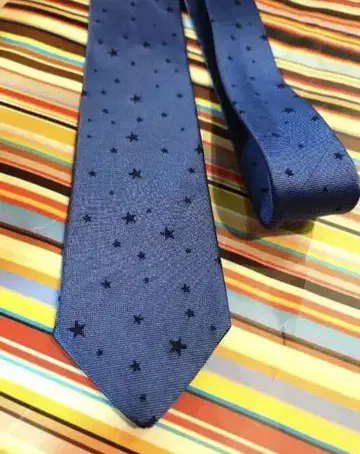 폴스미스 별 패턴 넥타이
