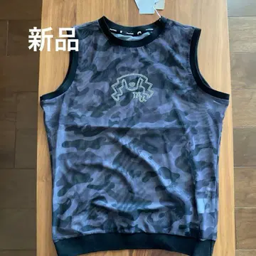 MU SPORTS] 골프 베스트 / 카모플라쥬 패턴 레이어드 베스트