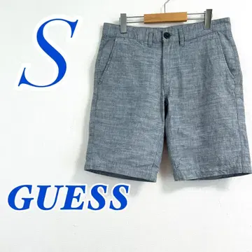 GUESS 게스 라이트 그레이 숏팬츠 S 면 100% 캐주얼