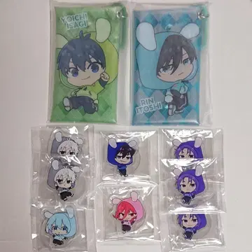 블루 록 아크릴 스탠드 클리어 파우치 모음