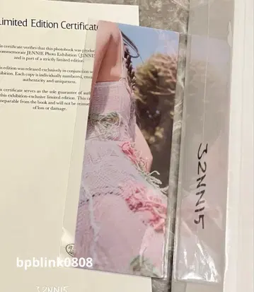 JENNIE J2NNI5 팝업 사진집 혜택 책갈피