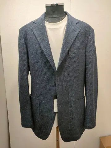 다크 블루 헤링본 비즈니스 자켓