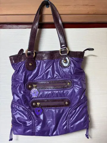 ANNA SUI 보라색 숄더백 새상품급
