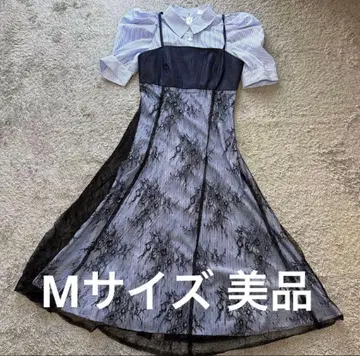 머큐리 듀오 뷔스티에 도킹 파워 숄더 셔츠 원피스 ICE 새상품급