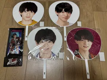 니시무라 타쿠야 부채 4개, 플래그 세트