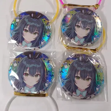 미개봉 학마스 GiGO 콜라보 오로라 캔뱃지 츠키무라 테마리 4종 세트