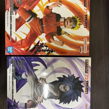 나루토 사스케 피규어 2체 세트