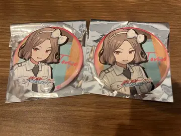 가시없는개미 무도관 Live 주창의 외침 에비즈카 사토시 캔 배지 2점