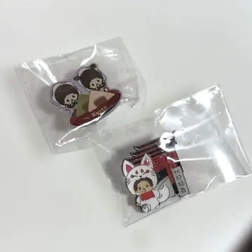 몽치치 교토 한정판 핀즈 2세트