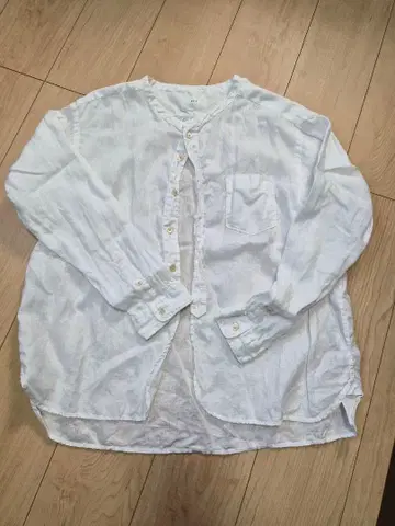 prit 화이트 셔츠 린넨 100%